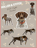 GSP Digital Sticker Pack - 7 designs by Holler & Stitch