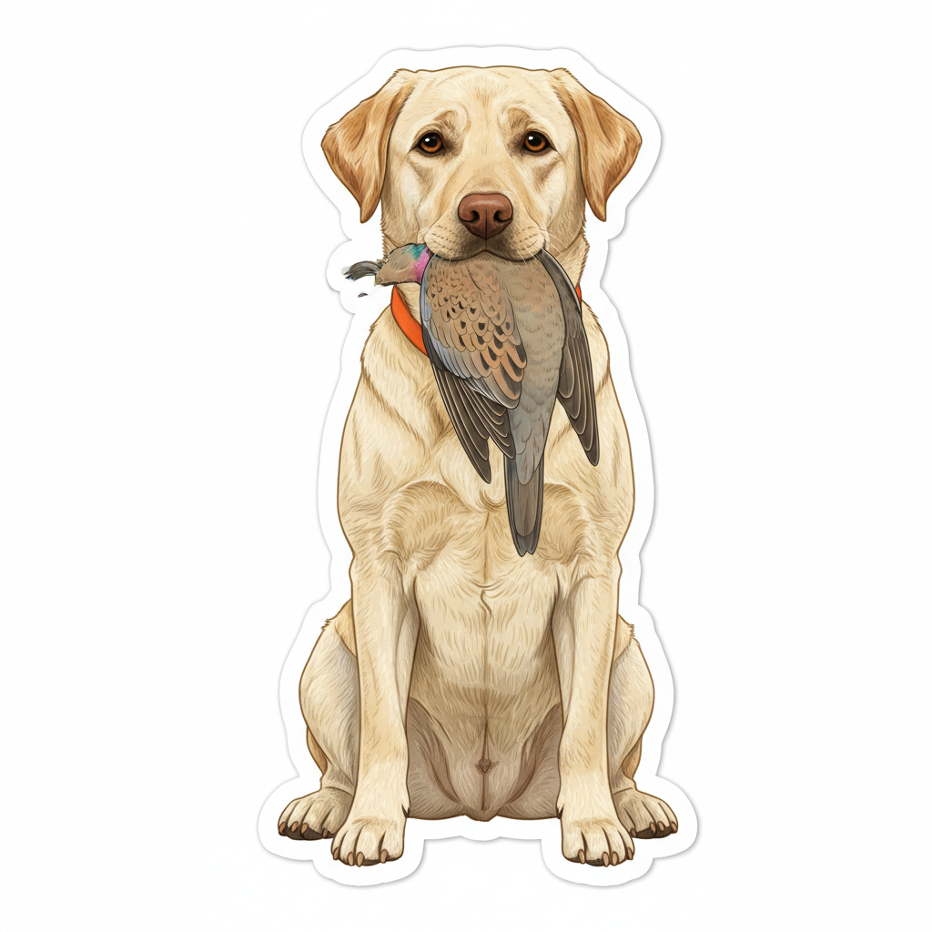 Holler & Stitch Yellow Lab Digital Sticker Pack