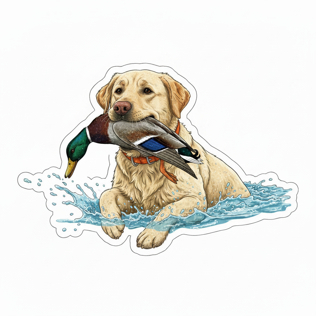 Holler & Stitch Yellow Lab Digital Sticker Pack