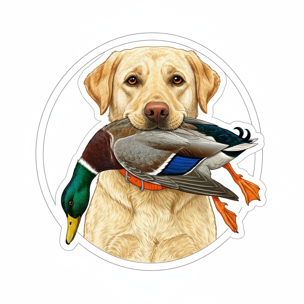 Holler & Stitch Yellow Lab Digital Sticker Pack